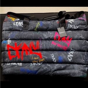 Nordstrom dkny puffer tote/ weekend bag